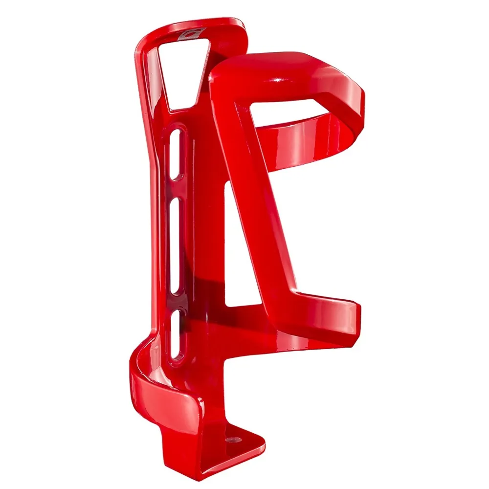 Image of Bontrager Left Side Load Recycled Water Bottle Cage Red Gloss